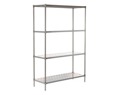 Perforated Panel Shelf System